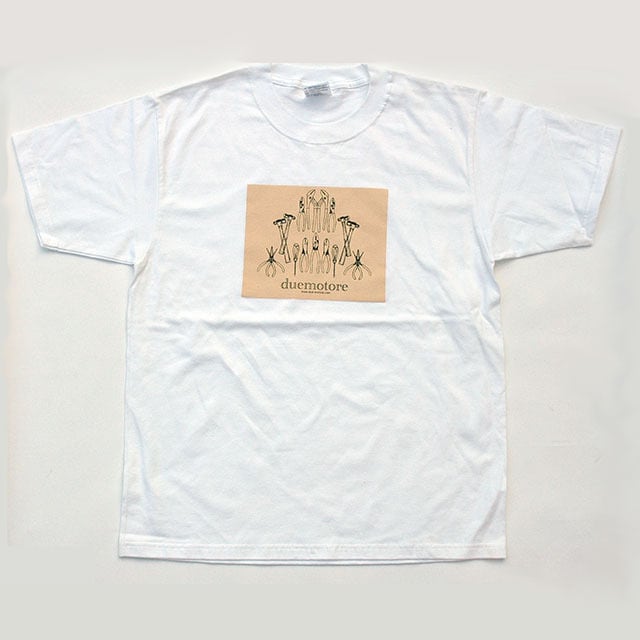 Due motore オリジナルTシャツ04(ホワイト) - 画像1