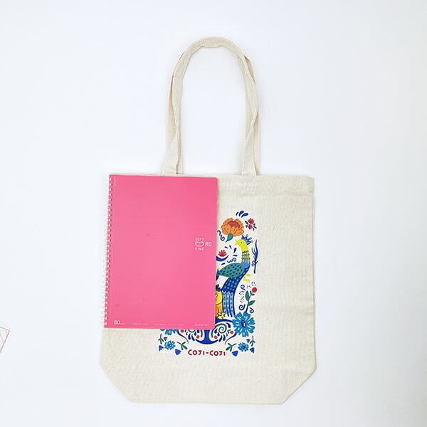 コジコジ トートバッグ FLOWER BLEAK TIME | キャラクターグッズの