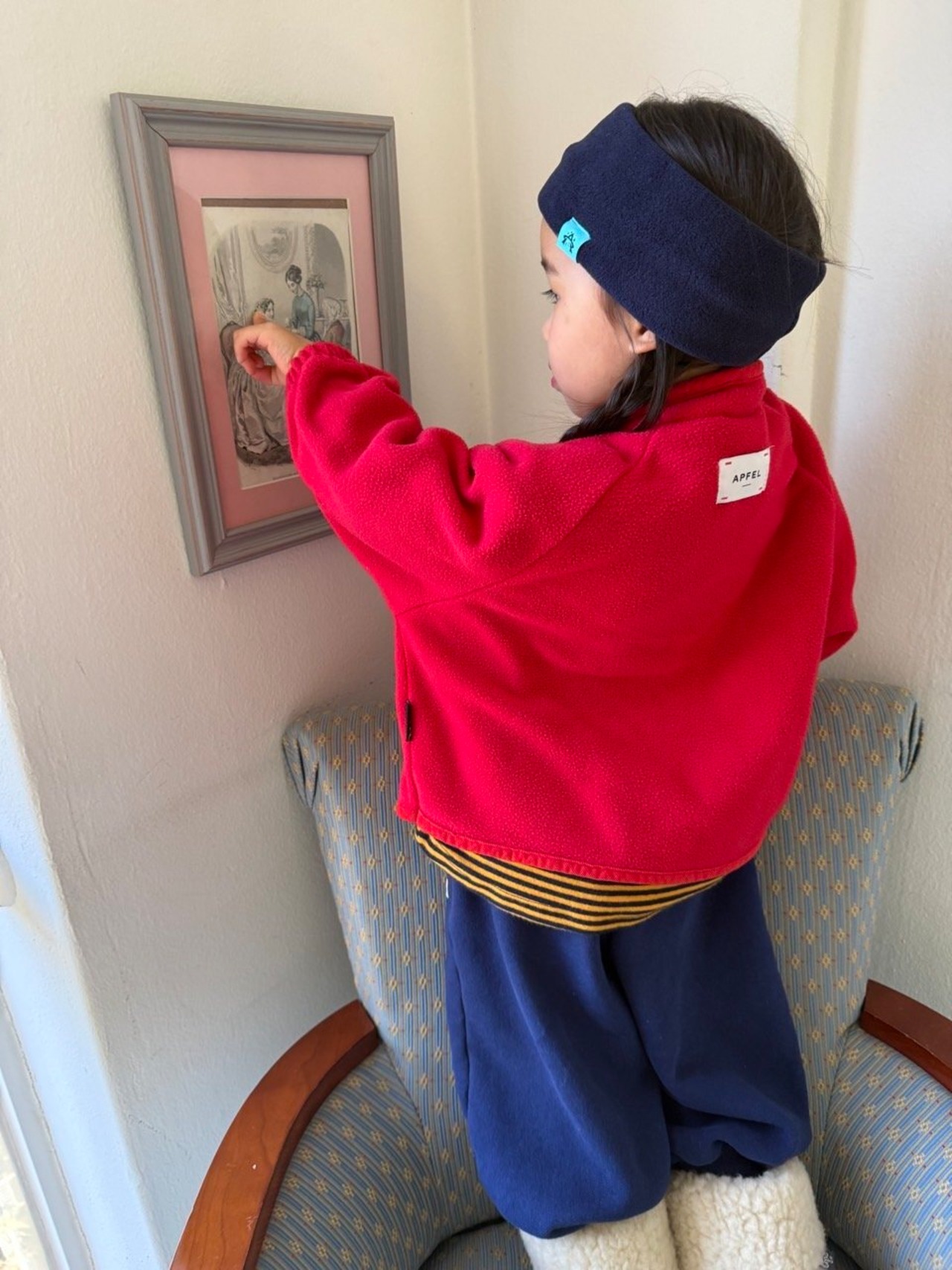 Apfel［取寄］scon button fleece jacket 26winter