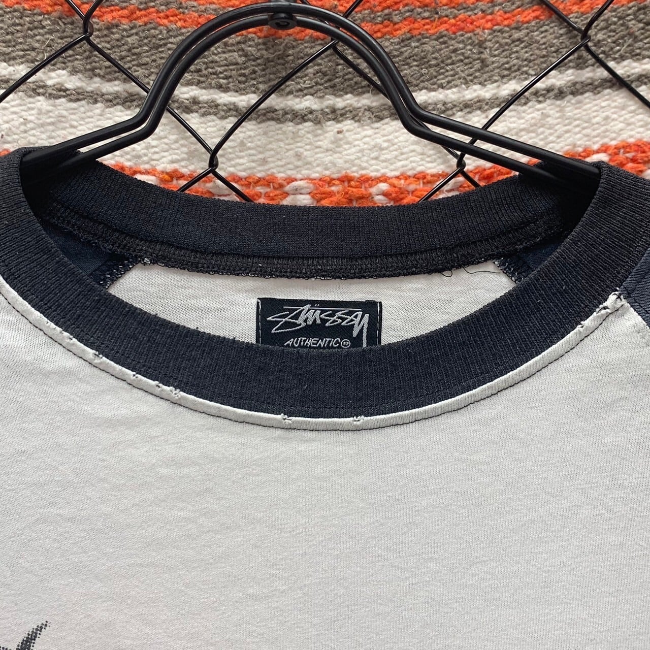 90s STUSSY ステューシー ラグラン 七分袖 Vintage M 古着 古着 90s STUSSY ステューシー ラグラン 七分袖 Vintage M 古着 古着