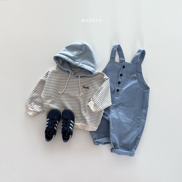 [即納XS/S]≪BONITO≫cotton single-crop overalls(kids)