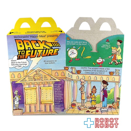 マクドナルド 空箱 バック・トゥ・ザ・フューチャー ローマ ハッピーミールトイ