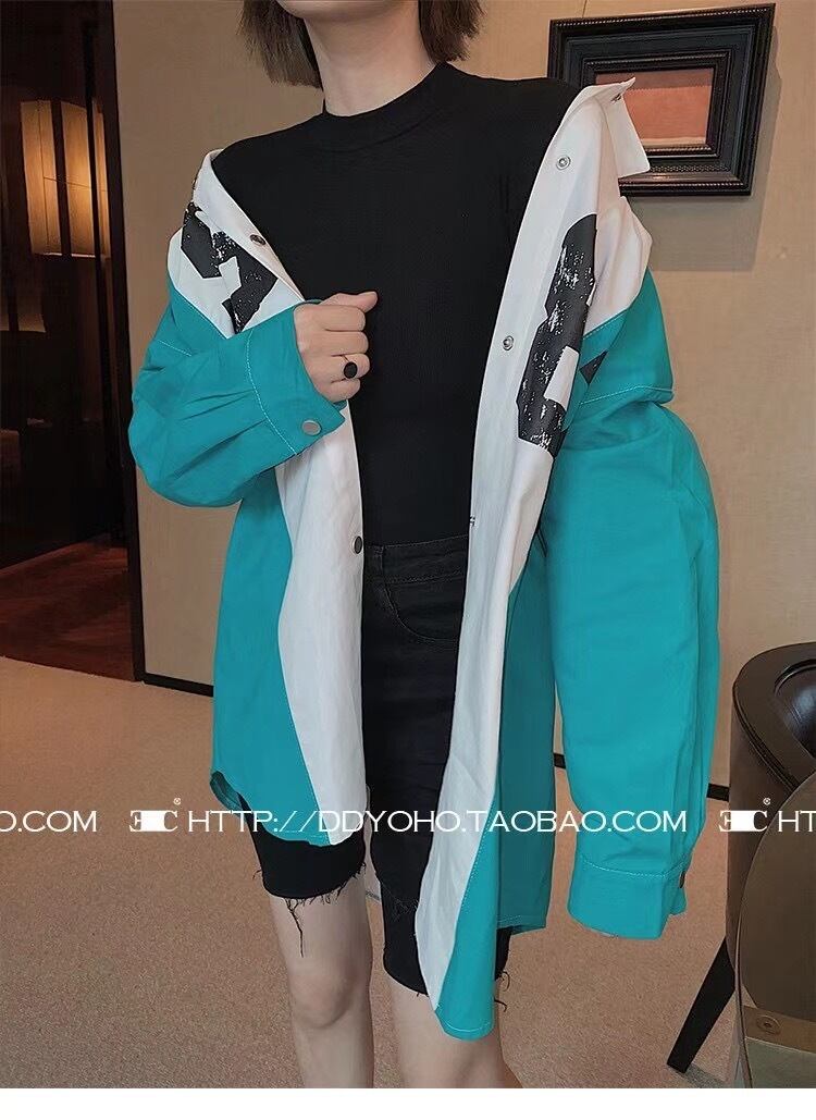 ロゴ入りシャツジャケット