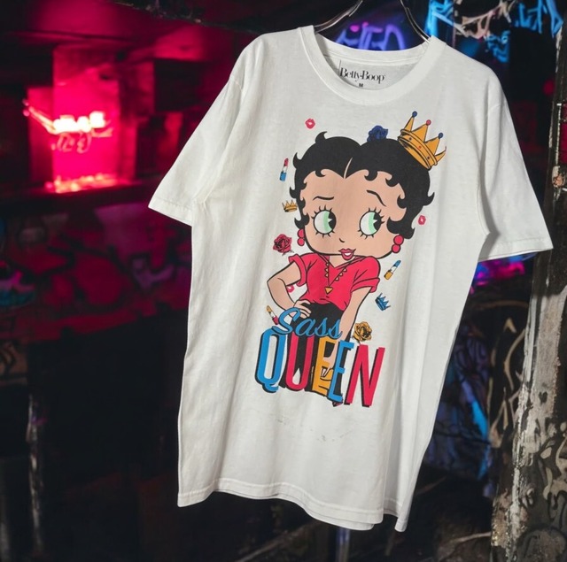 21s Betty Boop　ベティ・ブープ　Tシャツ　キャラクターTシャツ　ホワイト　白T