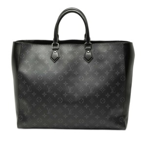 ルイ ヴィトン モノグラム エクリプス グラン サック トートバッグ M44733 グレー ブラック PVC レザー メンズ LOUIS VUITTON 【中古】