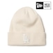 NEW ERA ニューエラ ベーシック カフニット ロサンゼルス・ドジャース Tonal Logo オフホワイト MLB ニット帽 ユニセックス 15119720