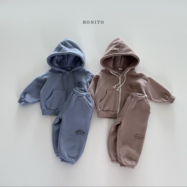 《予約》BONITO ¨ front-slit hooded zip-up