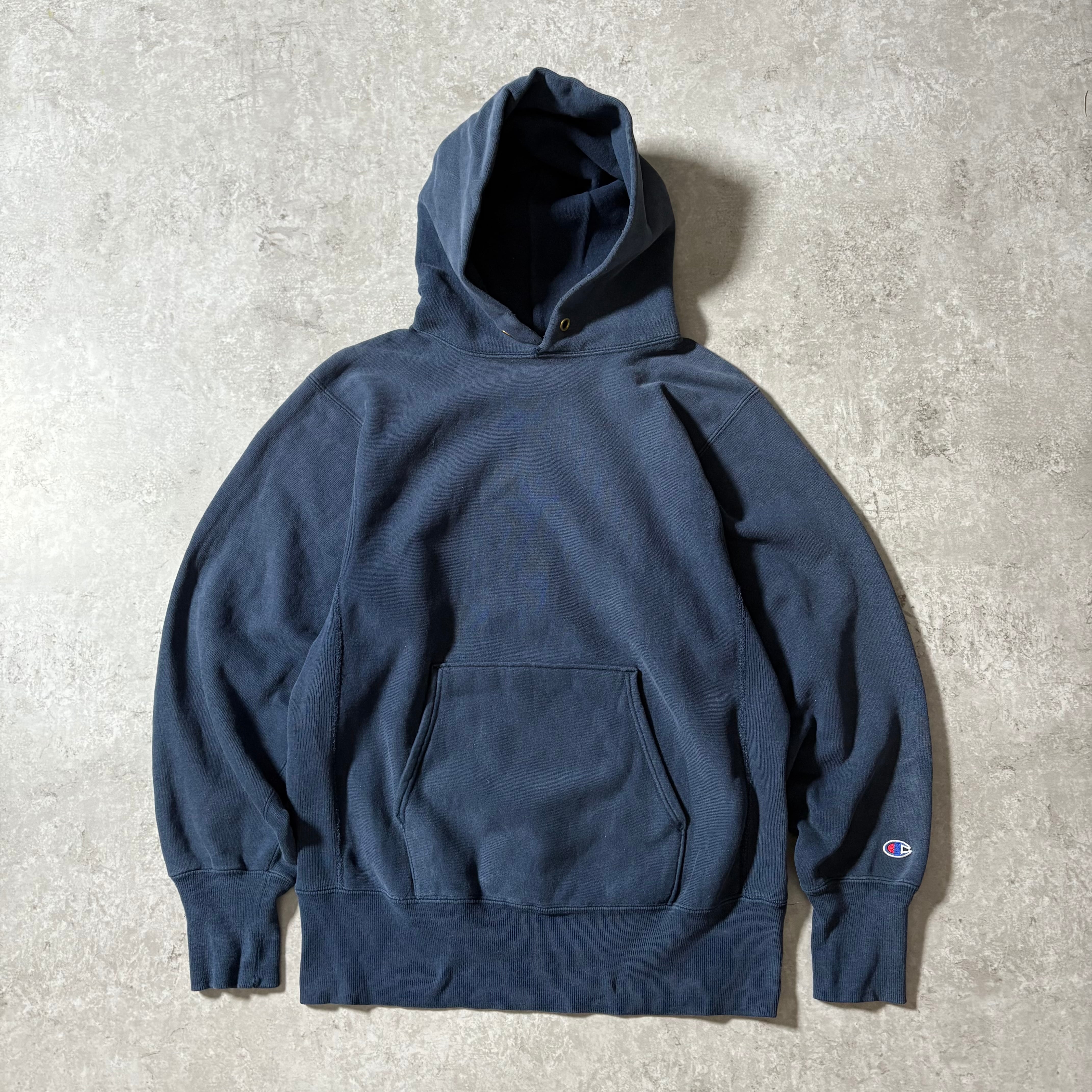 1990s "Champion" Reverse Weave Hoodie "No eye!!"