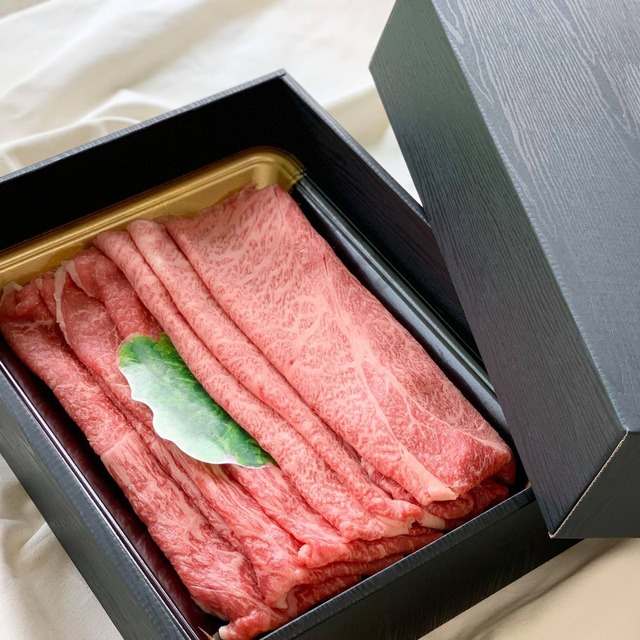 【箱入り】神戸牛特選うす切りセット「緑風」450g(肩ロース150g・赤身300g)