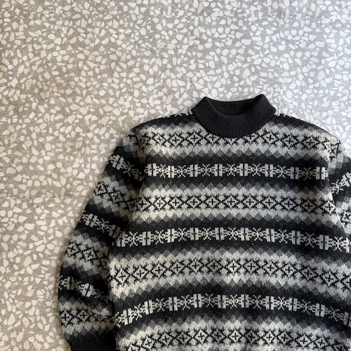 CDG homme / AD1989 wool Nordic knit size Free