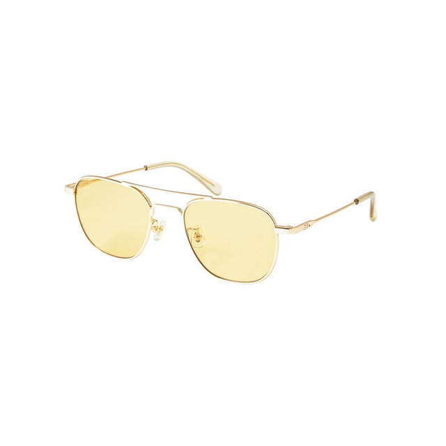 EVILACT eyewear " MIAMI " gold×a.clear/yellow lens