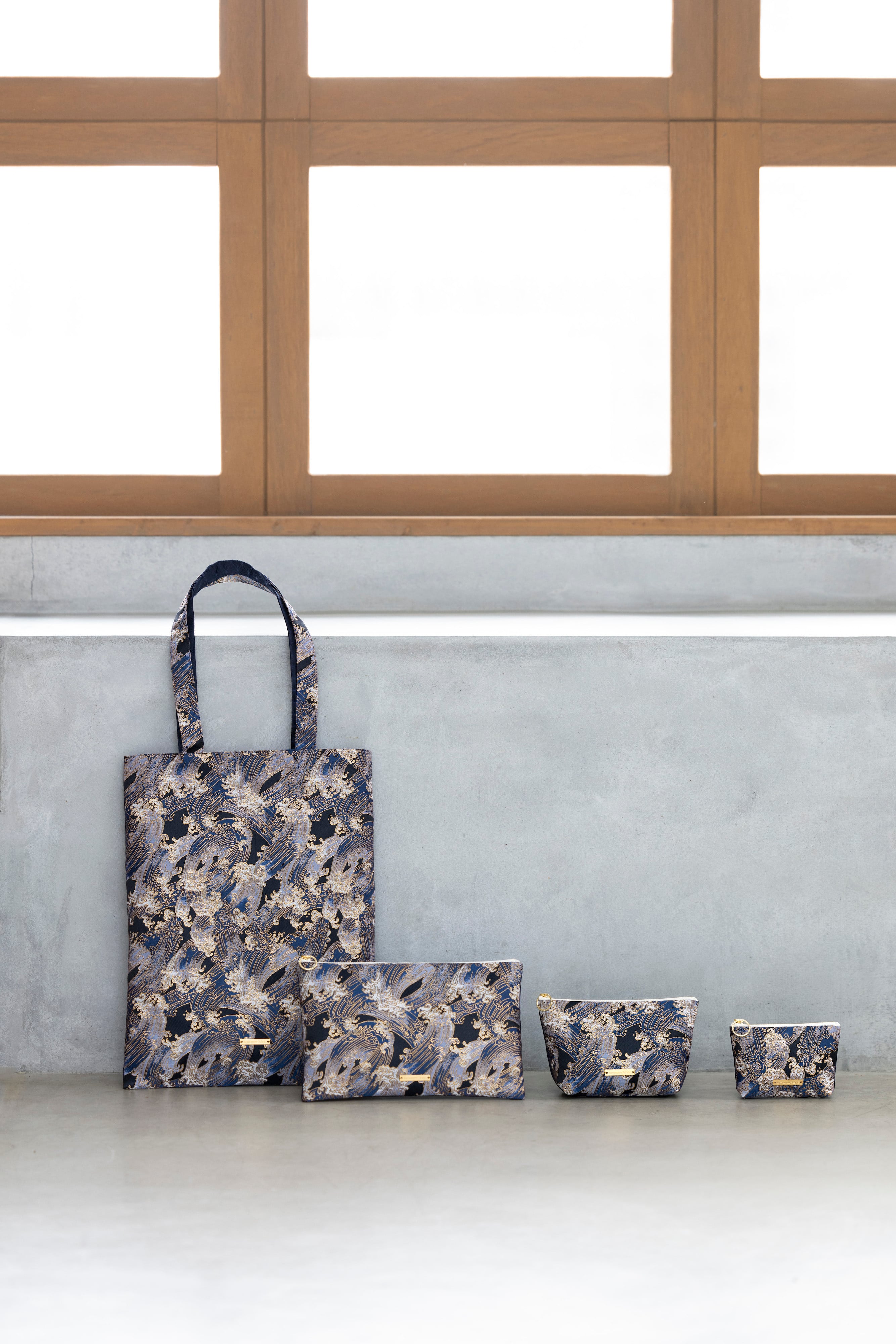 西陣織ミニクラッチバッグ NAMI / NMC19【人気商品】 | Tomorrow Fabric