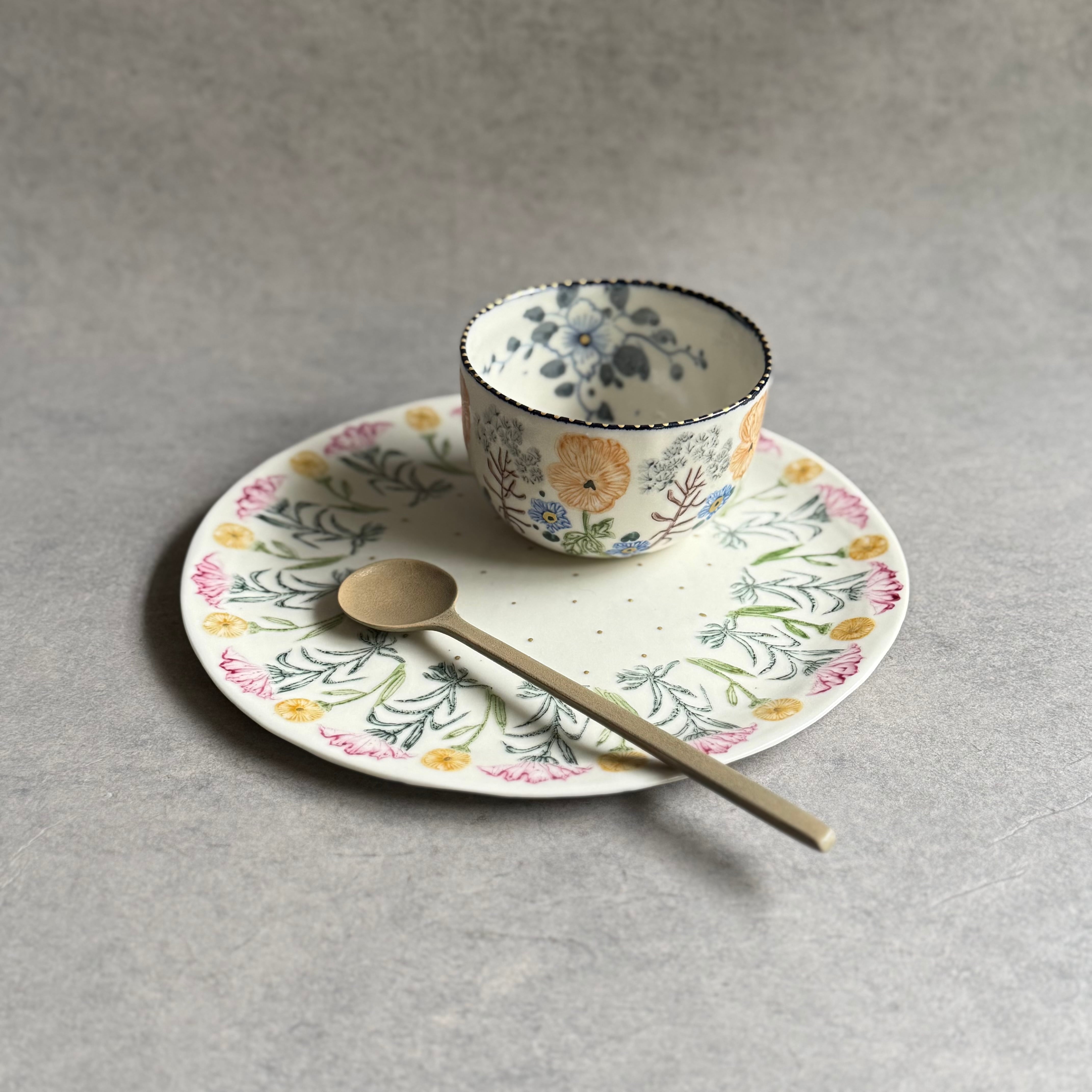 つちやまり カフェオレボウル | gallery 一白
