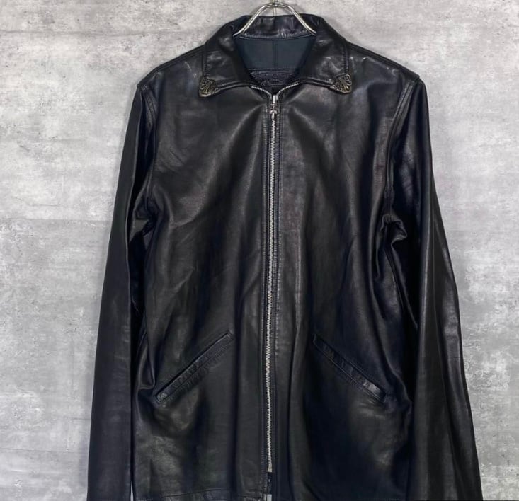 CHROME HEARTS クロムハーツ キムタク着 レザーダウンベスト STIFF