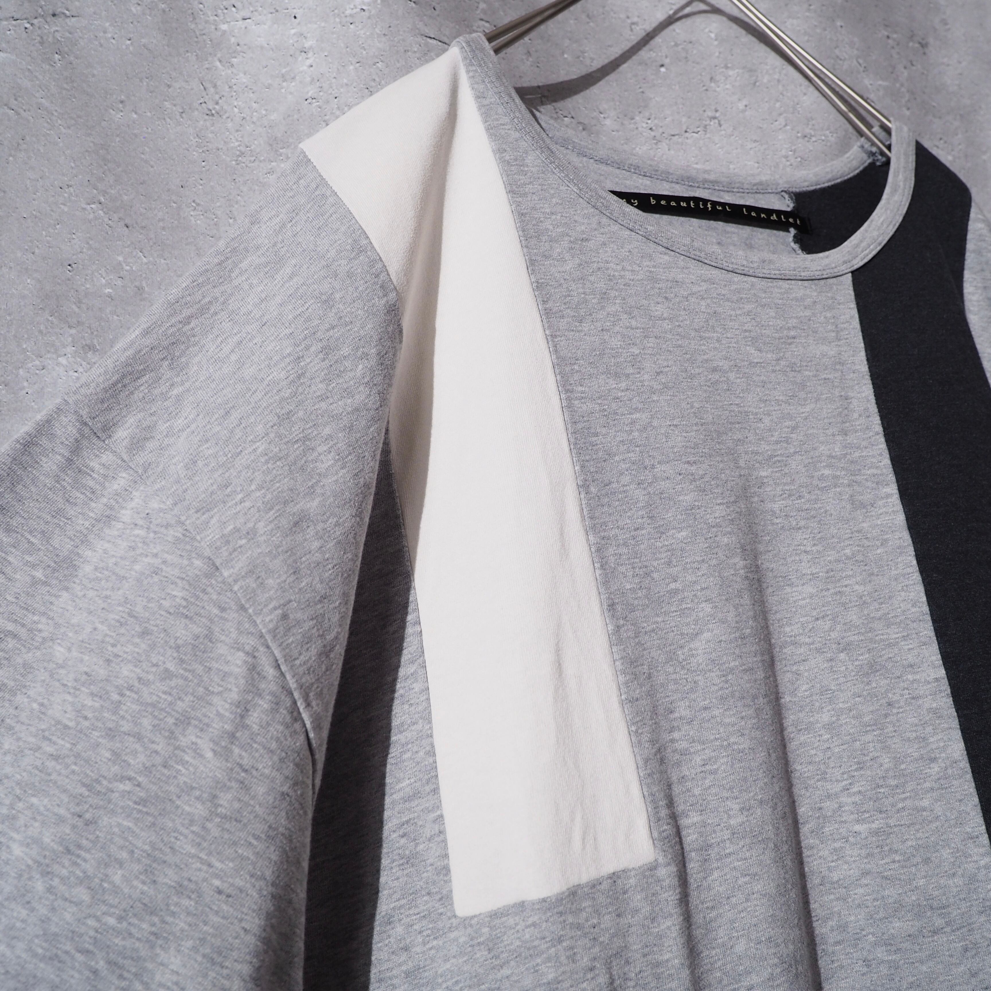 ” my beautiful landlet ” switching panel design loose silhouette Tee