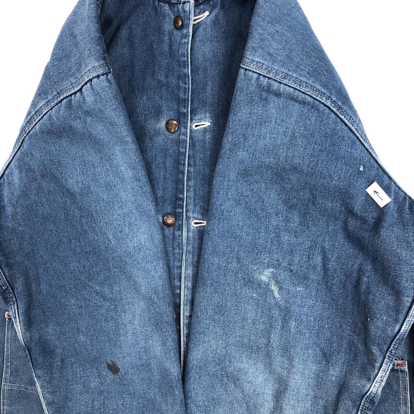 BIG MAC ビッグマック カバーオール 80年代 デニム 襟コーデュロイ 裏