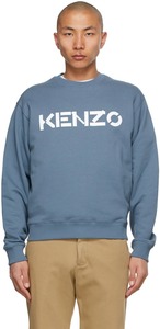 KENZO　ロゴスウェットシャツ　ブルー