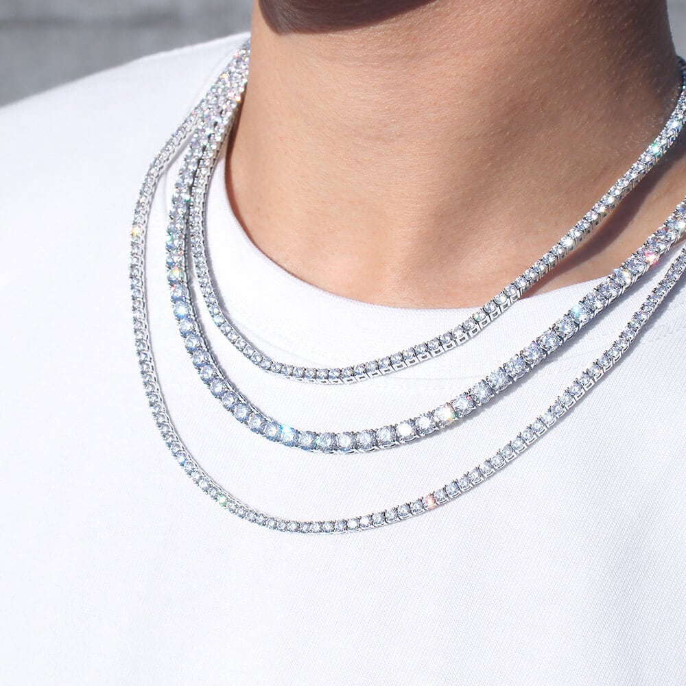 5mm Tennis Chain Necklace MN1-21 | MALIARE