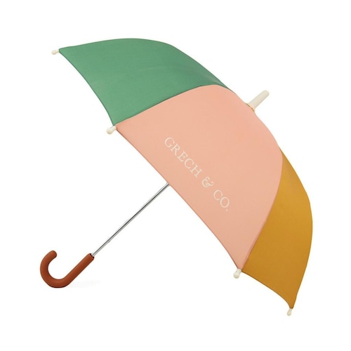 【即納】 Kids Umbrella RAIN + UV SUNSET + WHEAT｜Grech & Co. グレック アンド コー キッズ用  傘　17インチ GCO2058_102