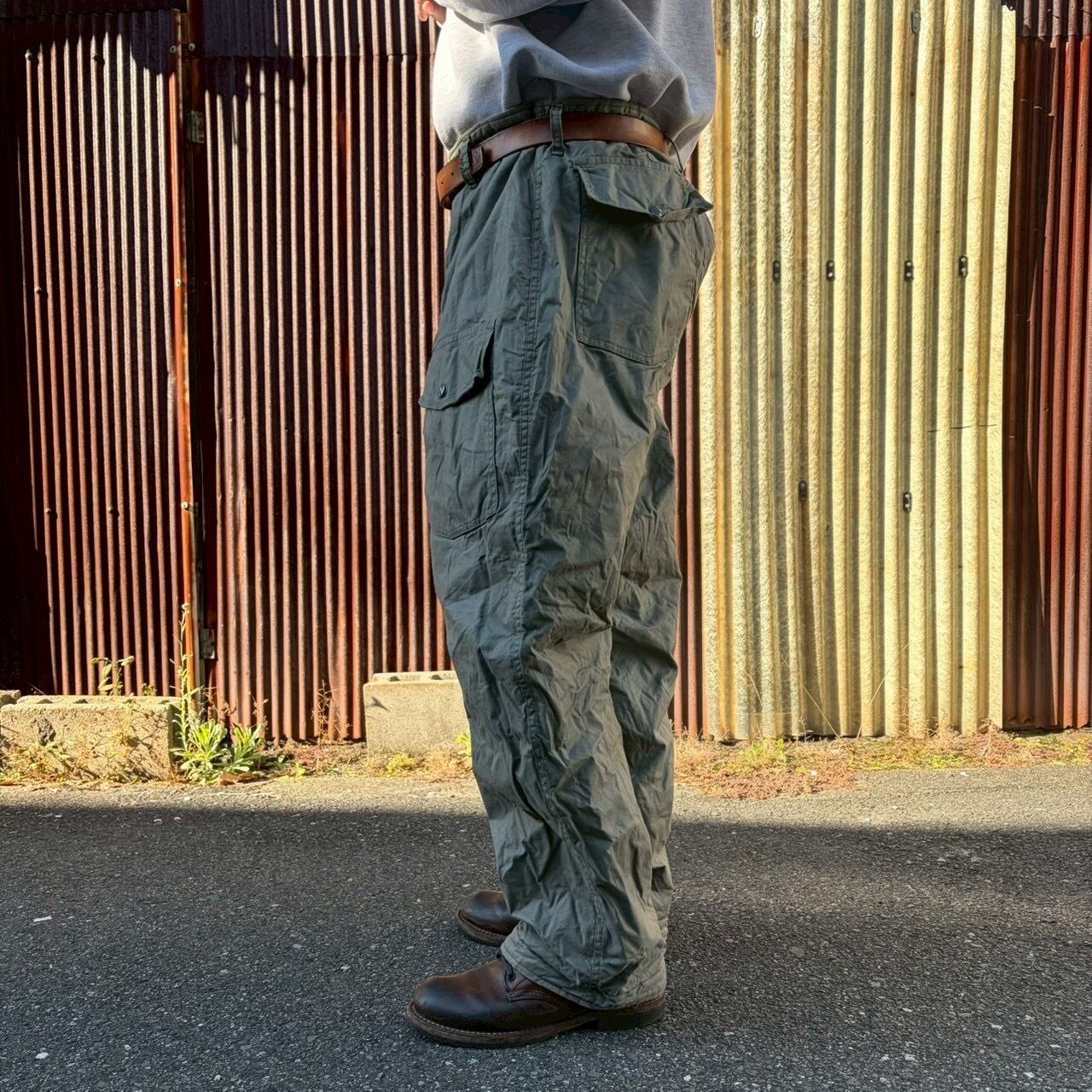 貴重 70s 米軍 実物 USAF CWU-5/P モディファイ カモライナー M W92cm 貴重 70s 米軍 実物 USAF CWU-5/P モディファイ カモライナー M W92cm