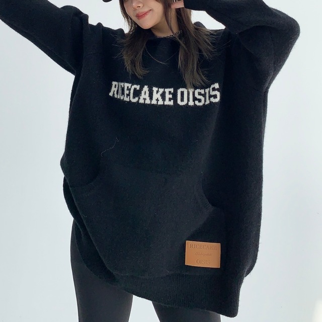 Border casual hoodie 　1065