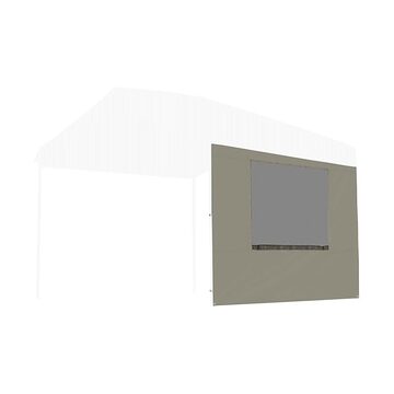 FIELDOOR タープテント 専用サイドシート 横幕 窓付き ウォールタイプ スチール製・アルミ製共通 [サンド/窓付き] [2.5m専用]  [1枚] | Pay ID