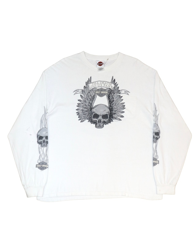 HARLEY DAVIDSON skull wing LS XL