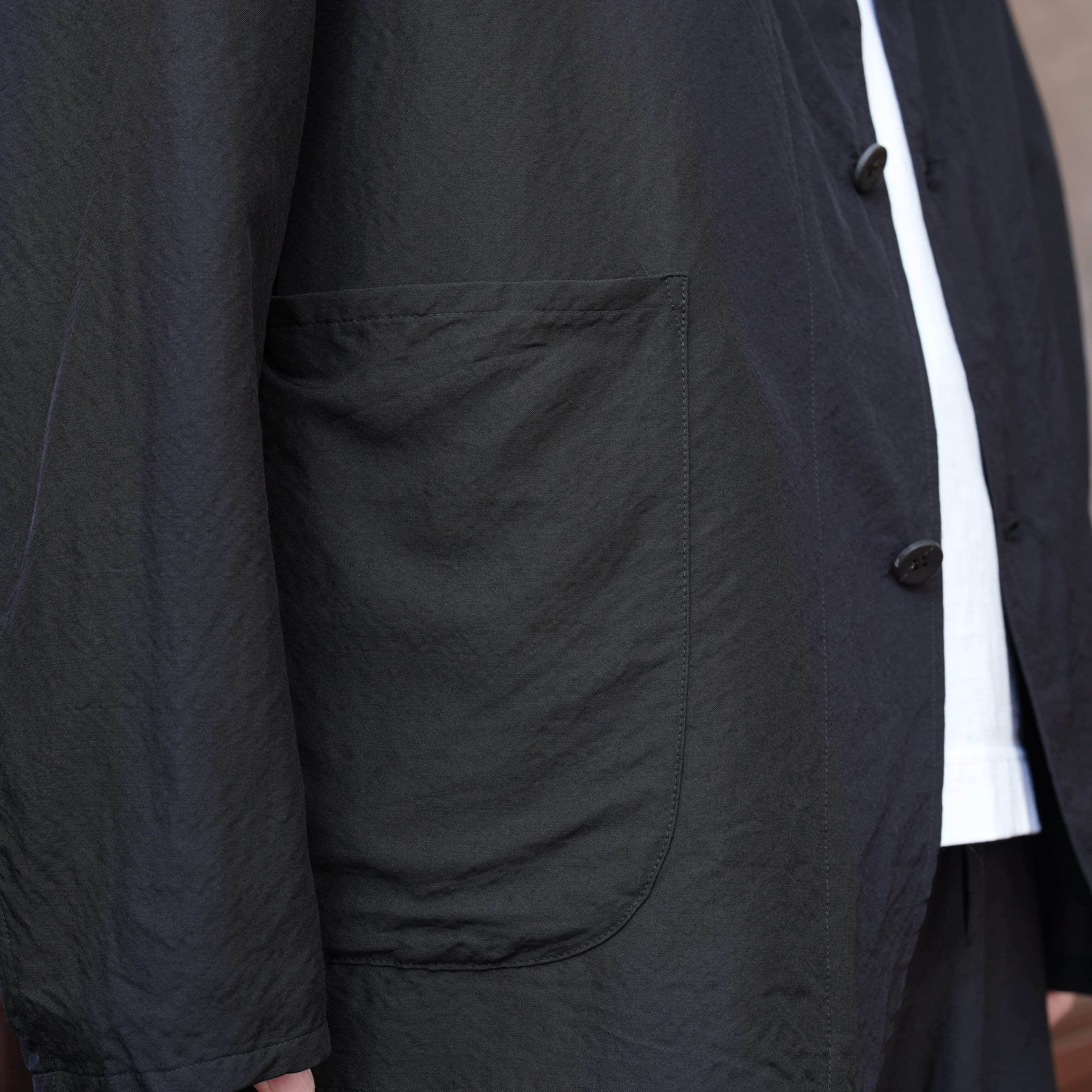 ジャケット・アウター ULTERIOR WASHED WOOL SILK TWILL JKT 26SS ULTERIOR(アルテリア) 26SS 