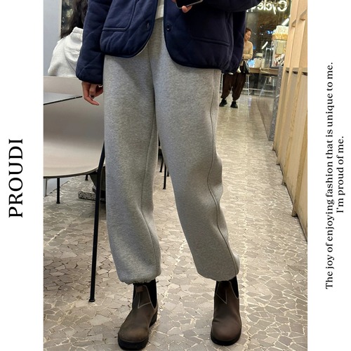 【ポケット付きスウェットパンツ 】P00902