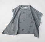 My favorite day  asymmetry T     kids XXL(140-150)  /   Heather gray
