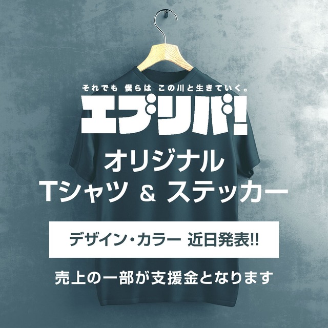 【2020年内発送予定】エブリバ オリジナル Tシャツ＆ステッカー セット