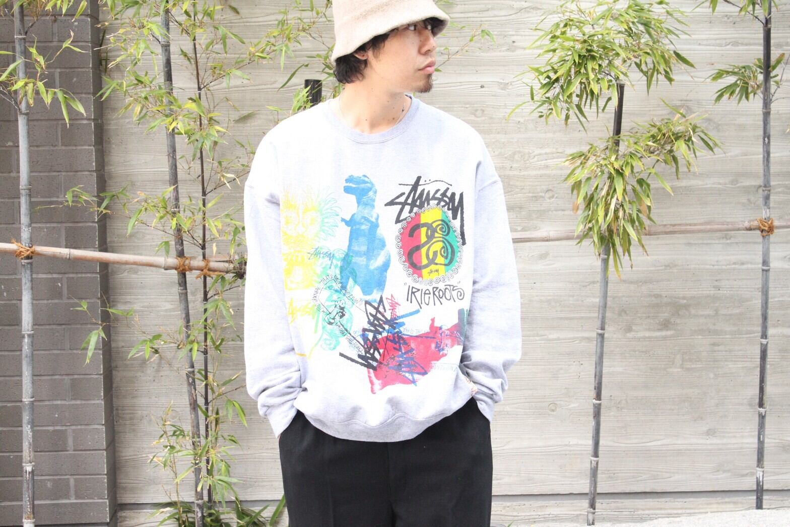 00s STUSSY Print Sweat
