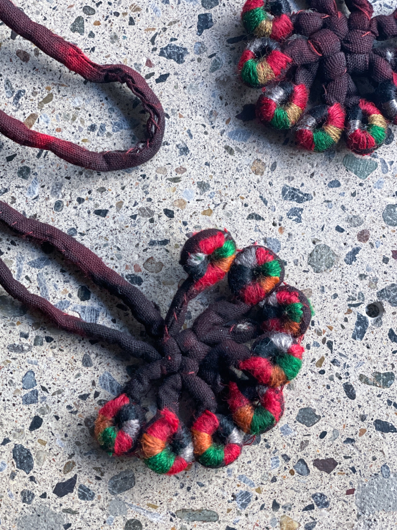 Tai Dam tribe／Vintage Fabric charm(3set)