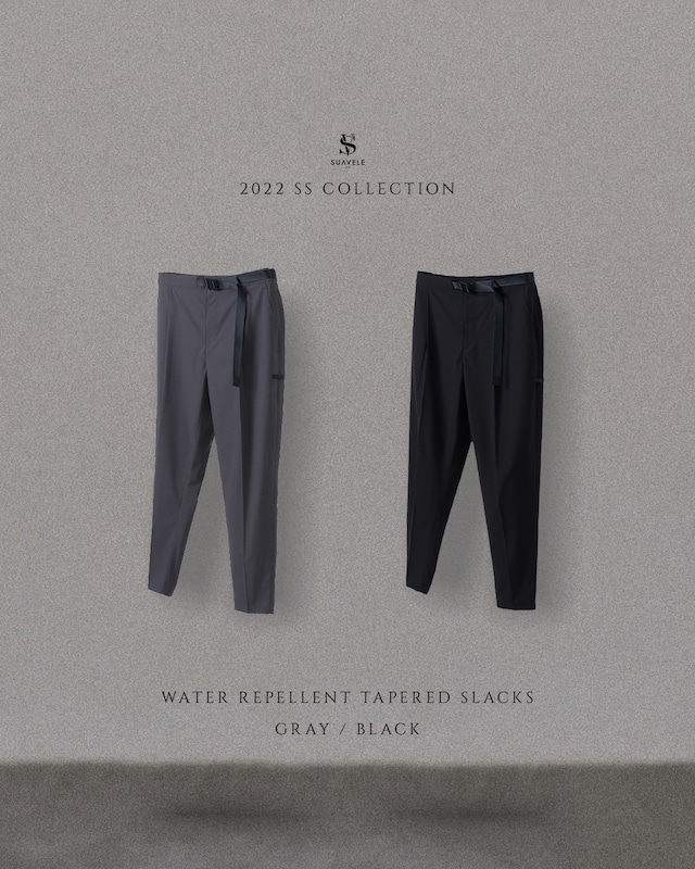 【即日発送】【SV-0041】WATER REPELLENT TAPERED SLACKS