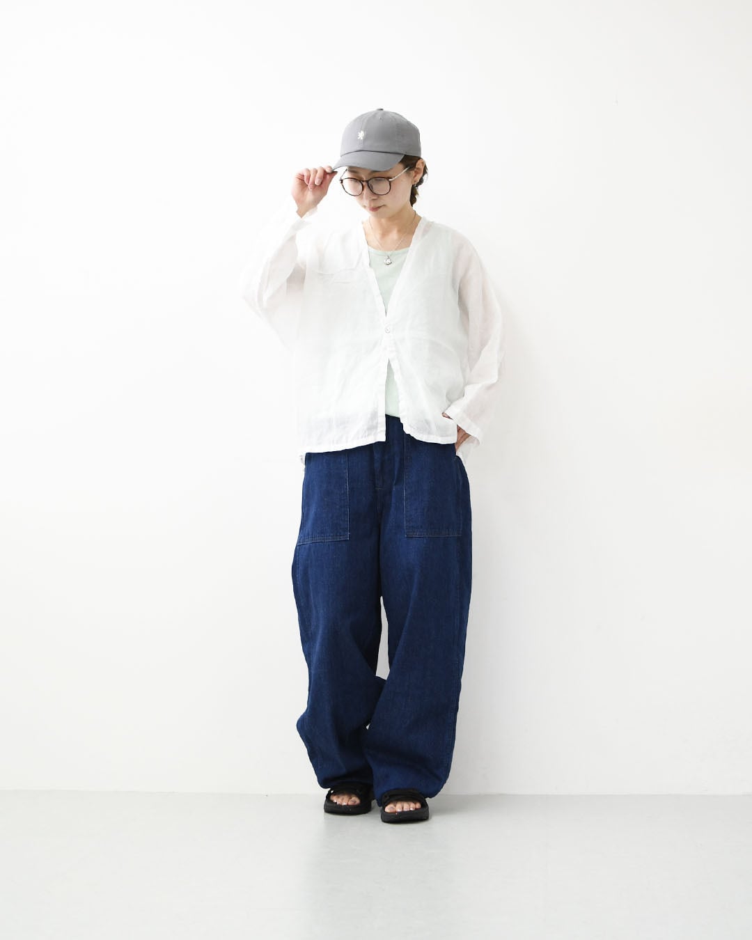prit [プリット] 160/1ラミーワンボタンカーディガン [P82629