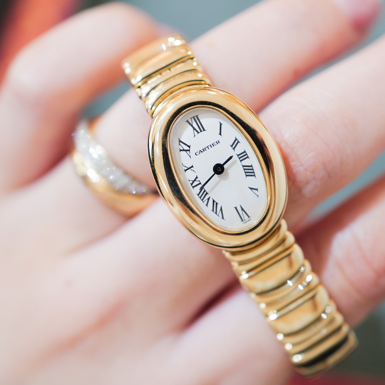 カルティエ ミニベニュワール ブレスレットゴールド