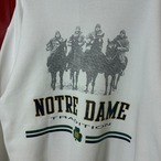 《90s USA製》NOTRE DAME TRADITION スウェット Crable Sportswear / ホワイト / カレッジロゴ