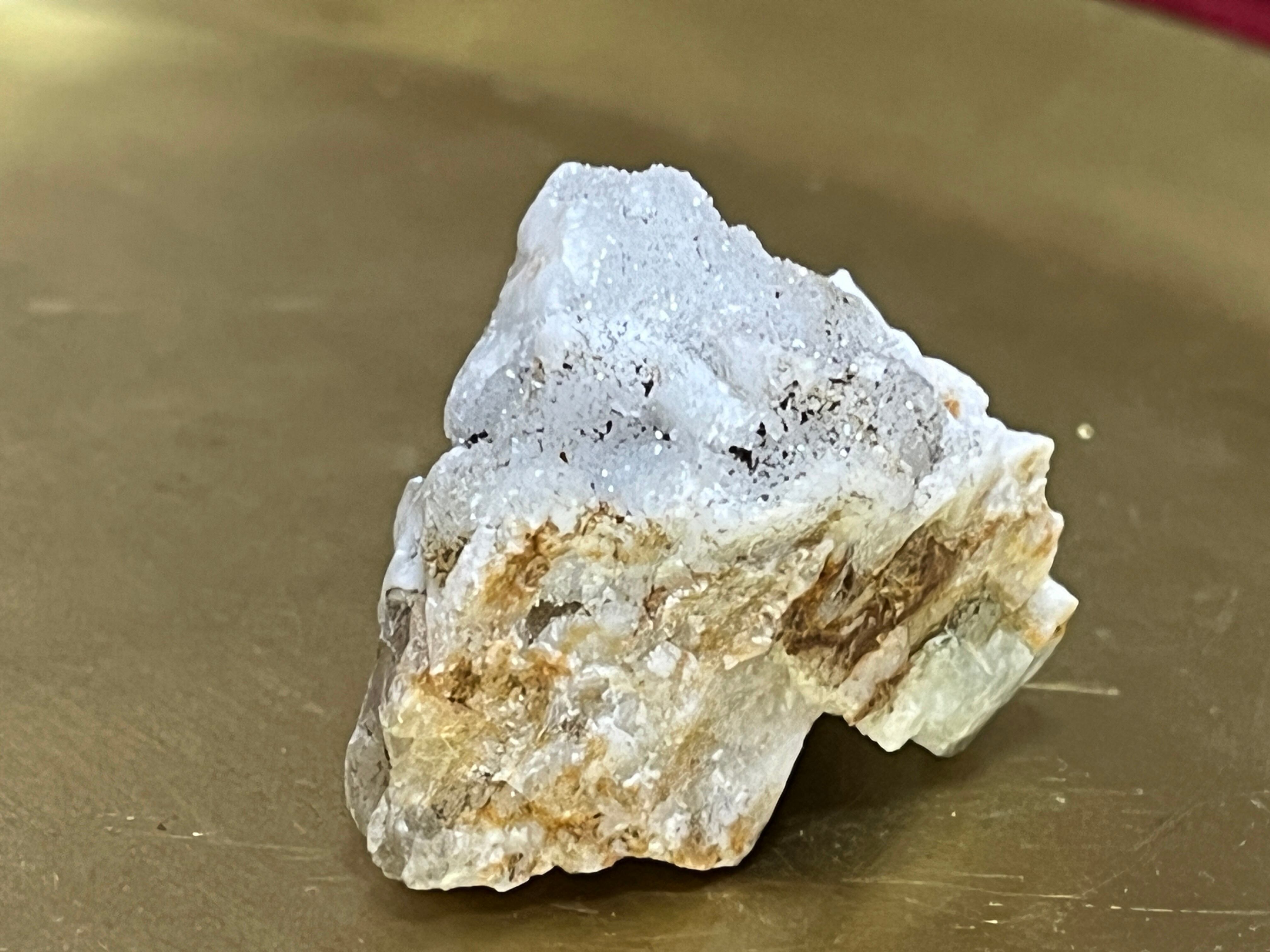岐阜県関市上保村 平岩鉱山産 フローライト カラーレス 蛍石 原石 27g 