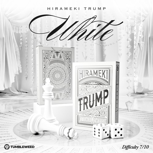【★最新作★11/7(土)発売！華麗なる閃きが連鎖する絶美のホワイト 】　HIRAMEKI TRUMP WHITE　　制作：タンブルウィード