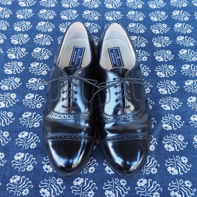 90’s BOSTONIAN IMPRESSION 7.5EEE(25.5cm) Leather Oxford Shoes USA製 ストレートチップ レザーシューズ