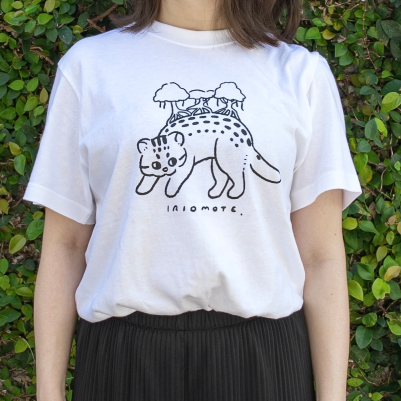 ハマダ豆丸デザイン　イリオモテTシャツ