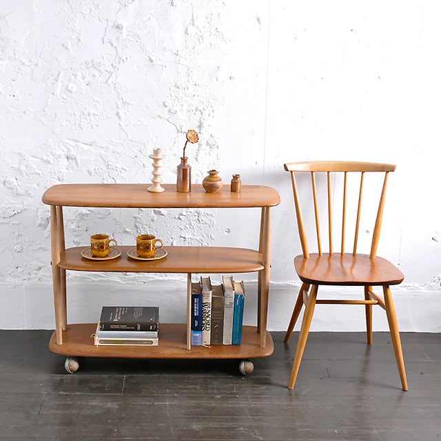 Ercol Bookcase Trolley / アーコール ブックケース トロリー（ワゴン