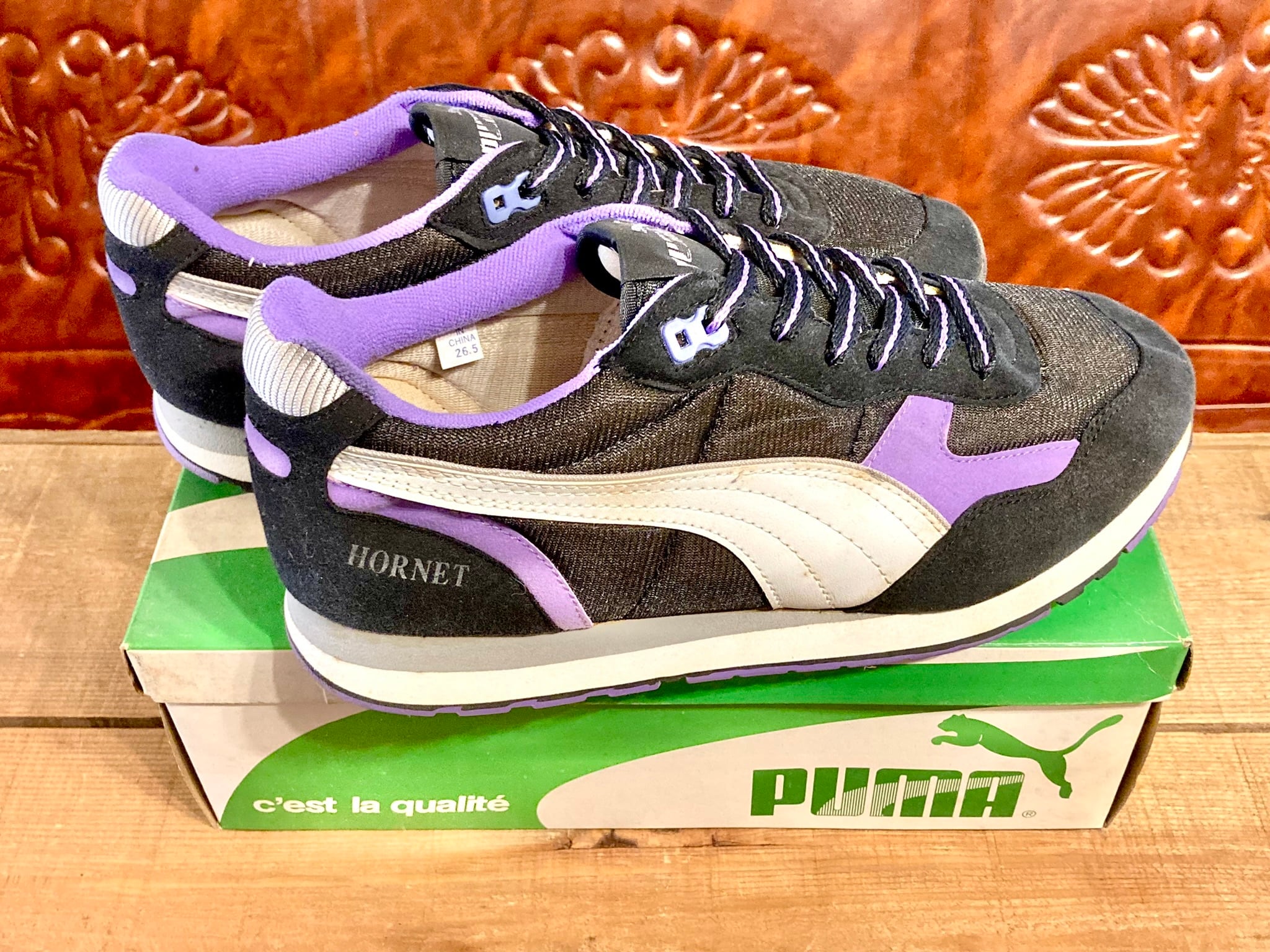 PUMA（プーマ） HORNET（ホーネット）黒/紫 26.5cm 90s 236 | freestars