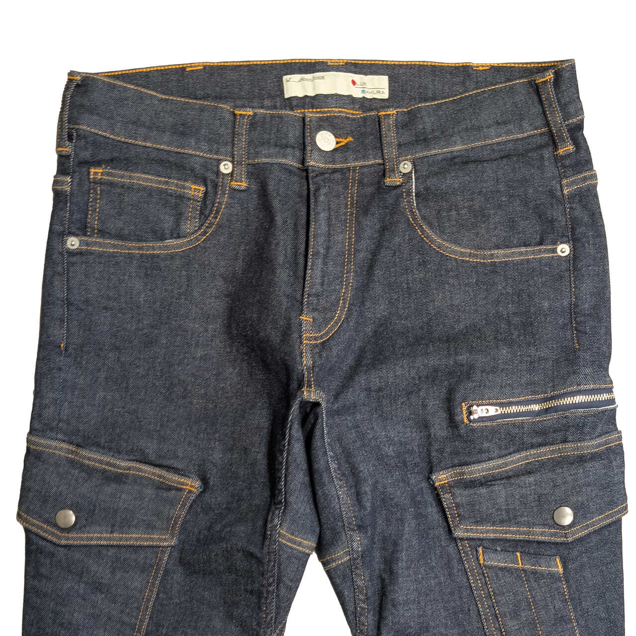 WORKING DENIM CARGO PANTS | BLUE SAKURA JEANS 公式サイト