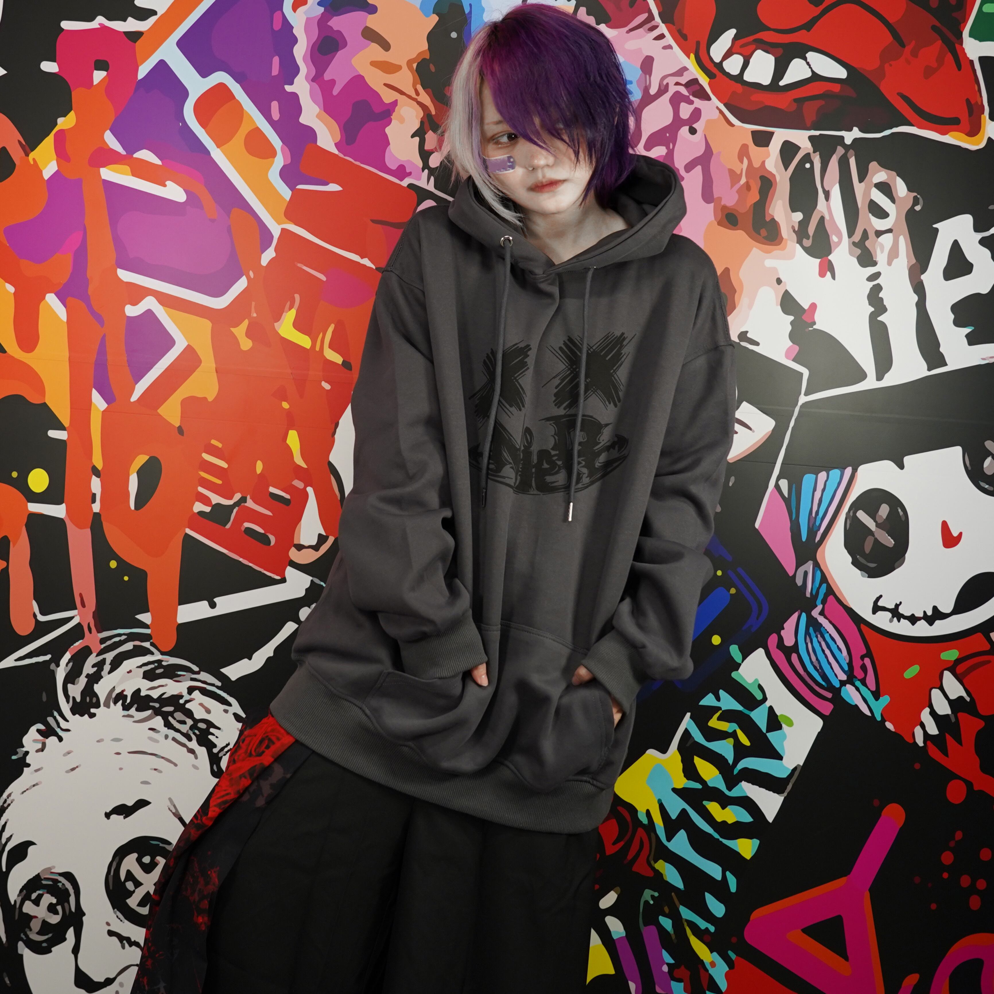 BLACK FRIDAY SPECIAL SALE》BACK CROSS DESIGN GRAY PARKA | NIER