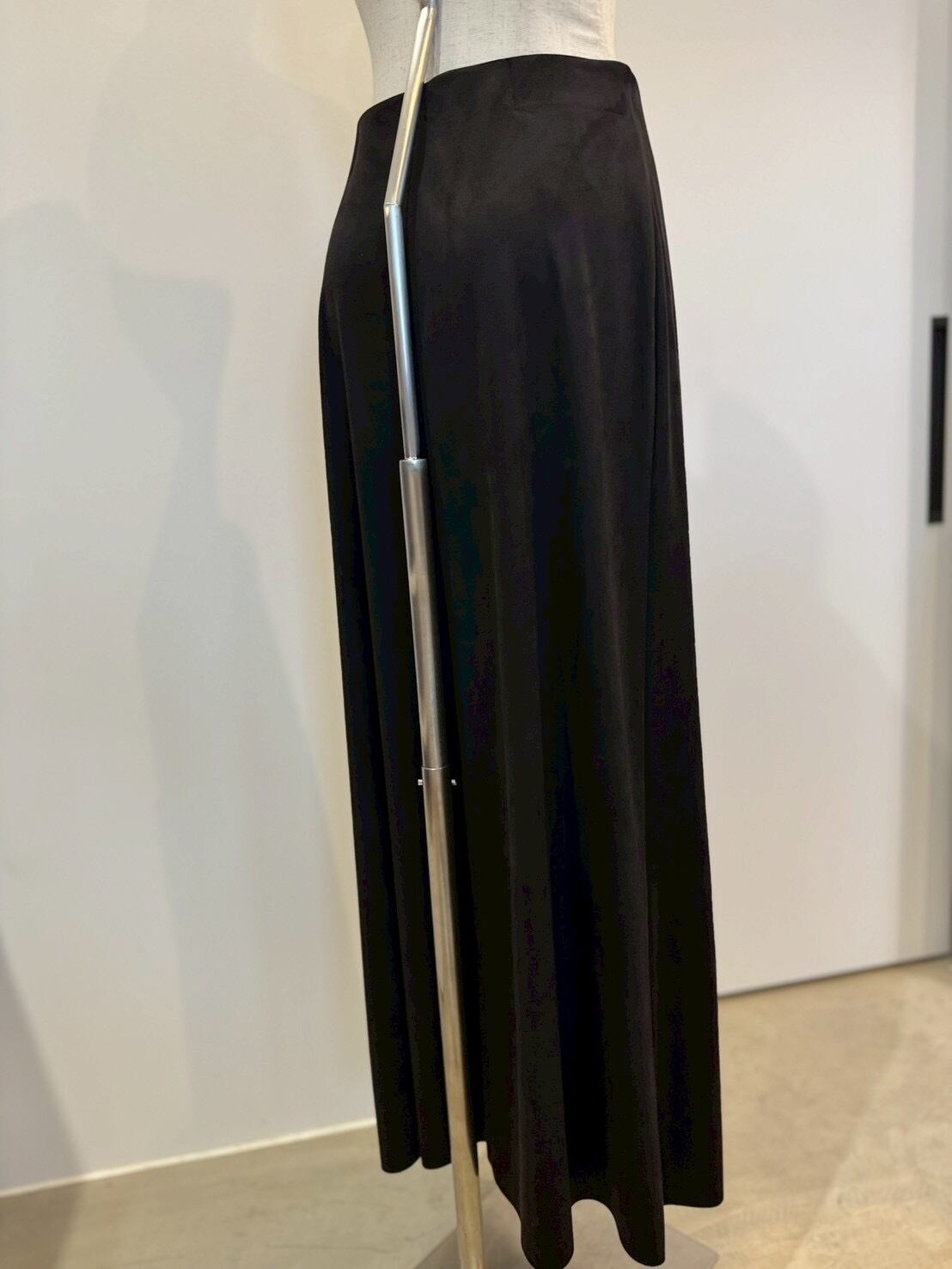 【cafune】フェイクスエードロングスカート　545612