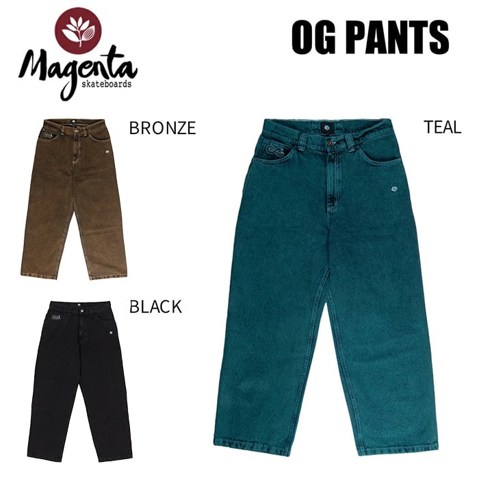 MAGENTA マゼンタ FA25 OG PANTS デニム パンツ ストリート バギー MAGENTA マゼンタ FA25 OG PANTS デニム パンツ ストリート バギー