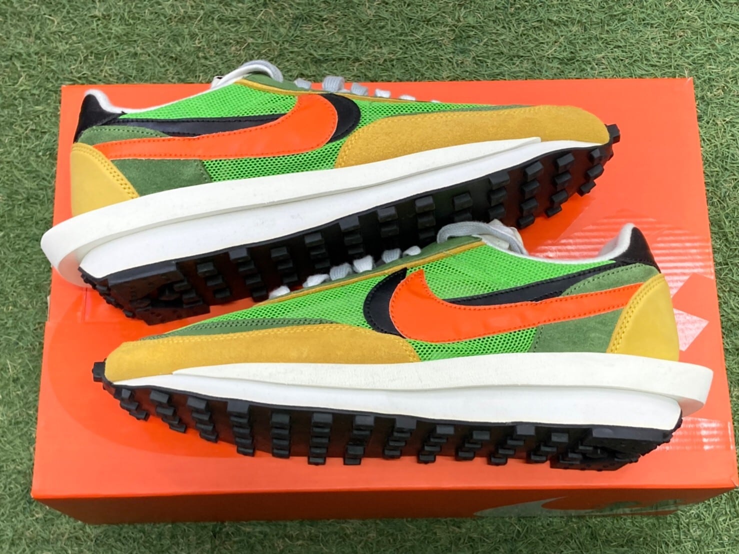 NIKE × sacai LDWAFFLE GREEN GUSTO 28.5cm BV0073-300 37112 | BRAND ...