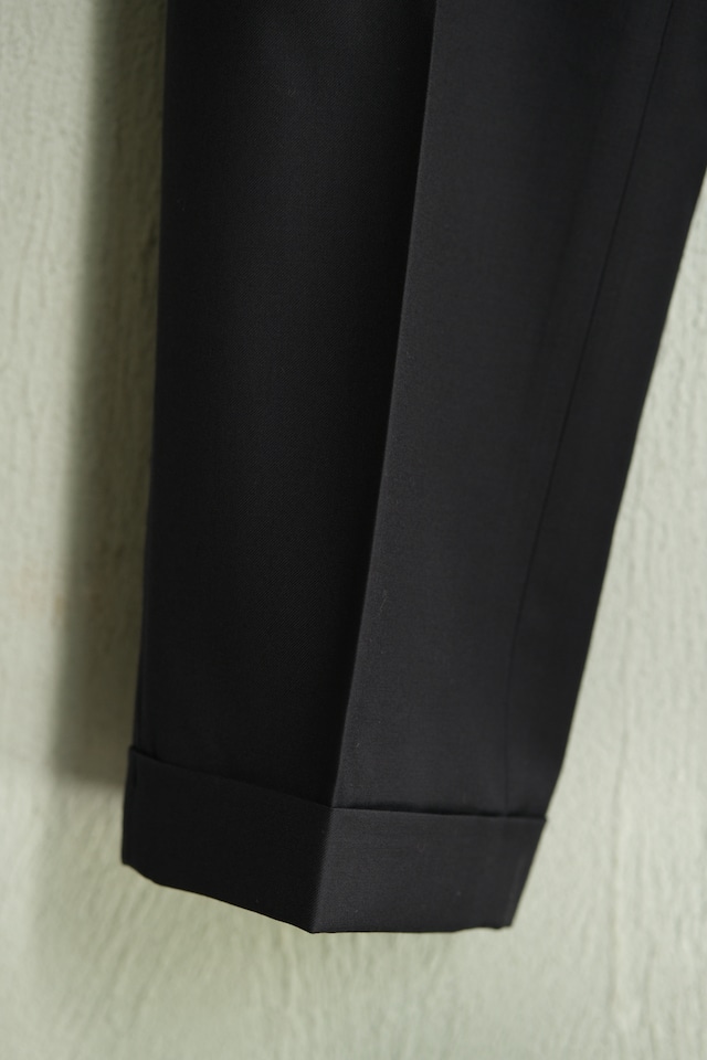 Utah/"BARONI" wool slack pants/navy