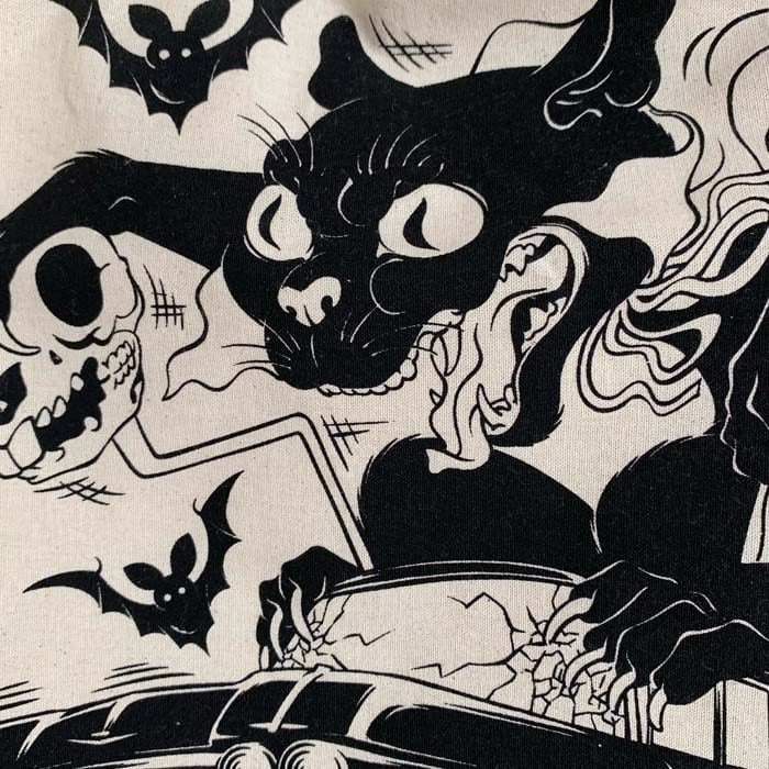 Hot Bakeneko Rod トートバッグ／カネコアツシ | yonpo